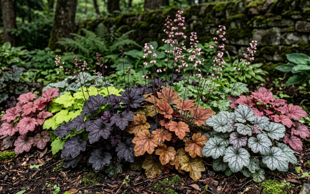 Żurawka – bylina o niezwykłych kolorach liści do trudnych miejsc w ogrodzie
